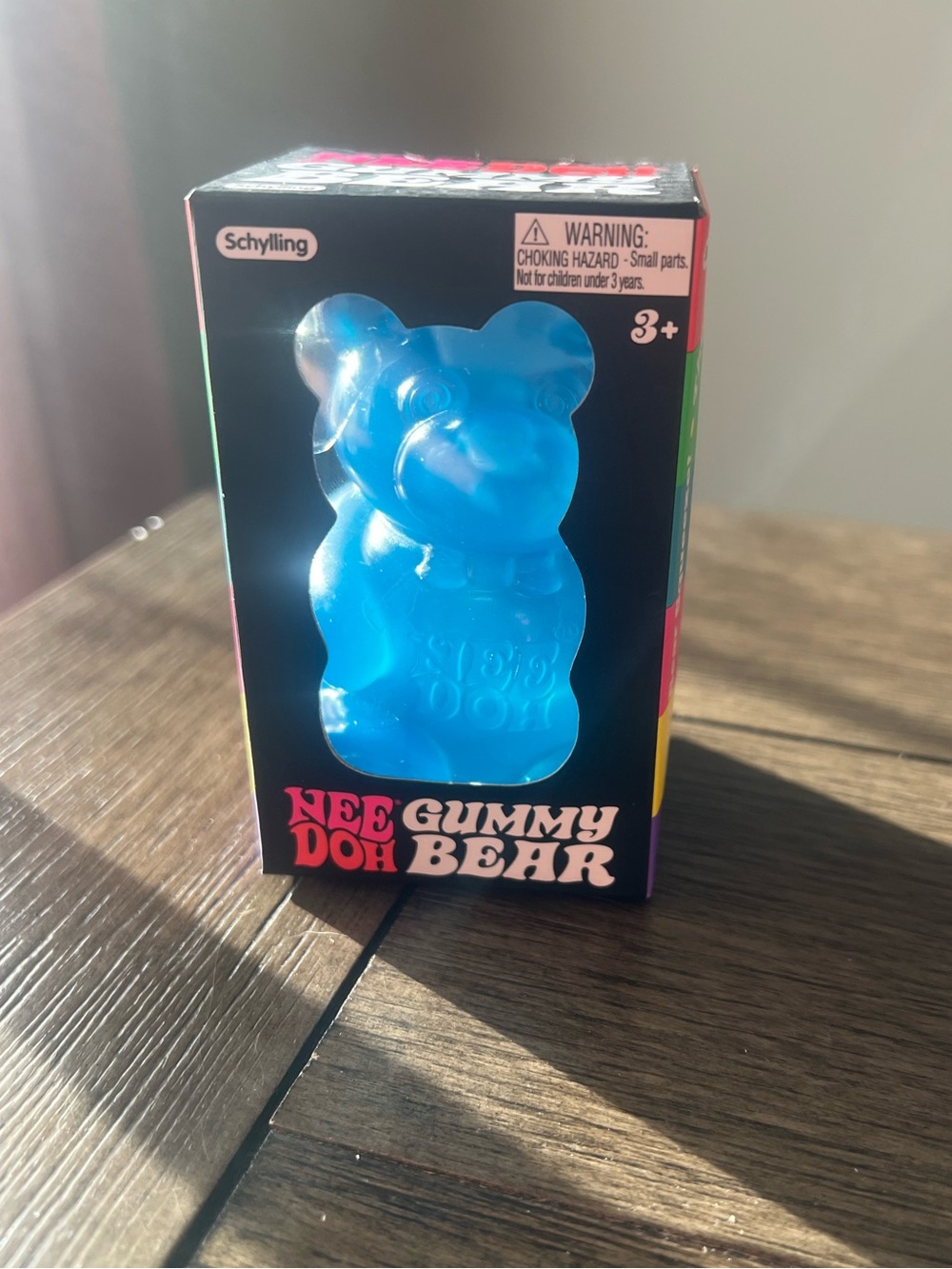 AUTHENTIC Schylling NeeDoh GUMMY BEAR (Blue)